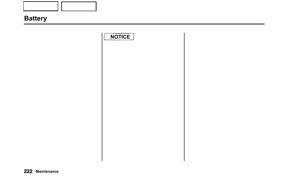 Battery | Acura 2000 TL - Owner's Manual User Manual | Page 225 / 311