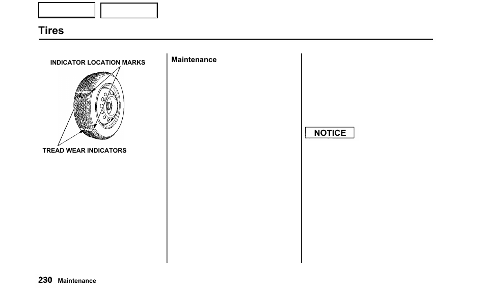 Tires | Acura 2000 TL - Owner's Manual User Manual | Page 233 / 311