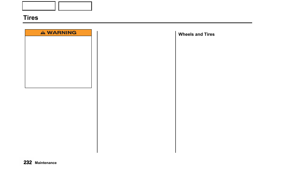 Tires | Acura 2000 TL - Owner's Manual User Manual | Page 235 / 311