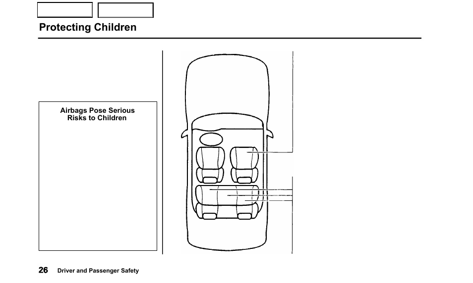Protecting children | Acura 2000 TL - Owner's Manual User Manual | Page 29 / 311
