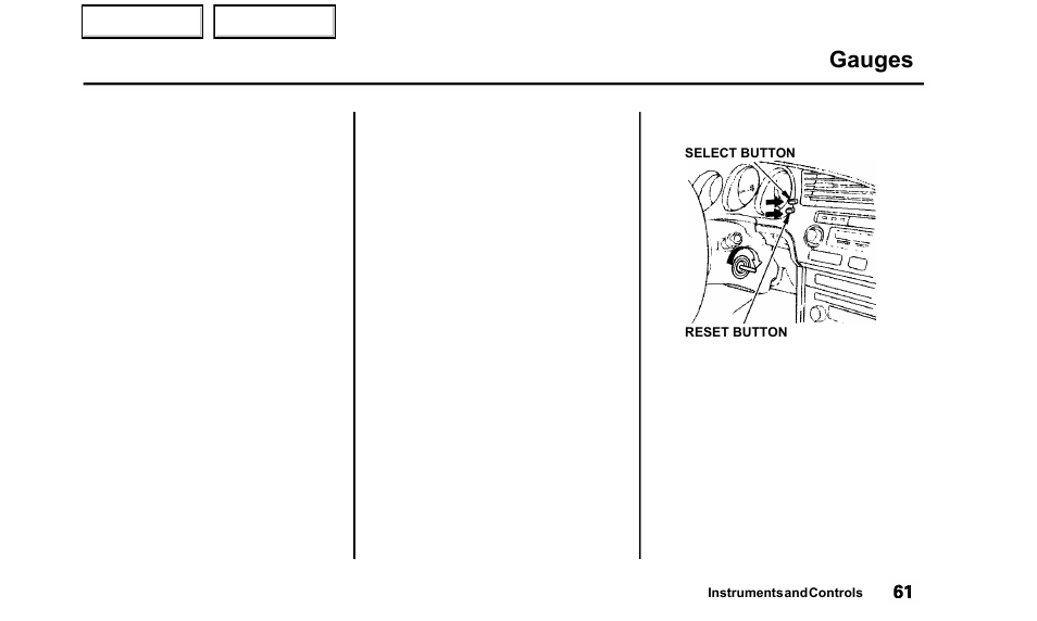 Gauges | Acura 2000 TL - Owner's Manual User Manual | Page 64 / 311