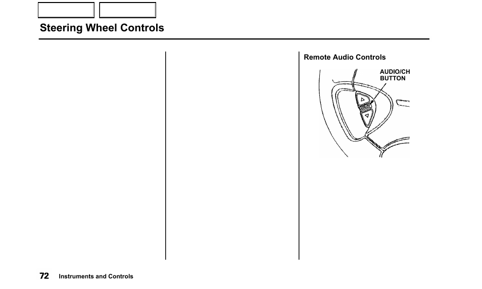 Steering wheel controls | Acura 2000 TL - Owner's Manual User Manual | Page 75 / 311