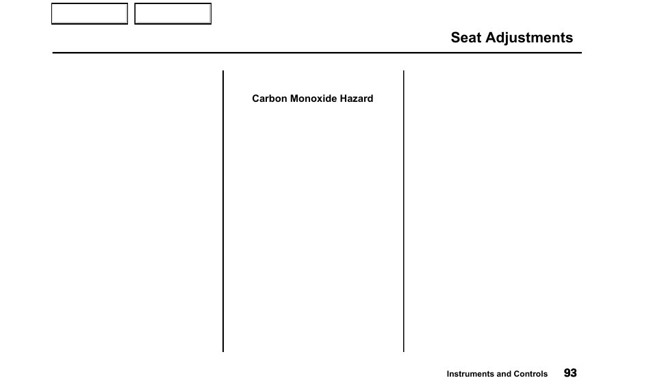 Seat adjustments | Acura 2000 TL - Owner's Manual User Manual | Page 96 / 311