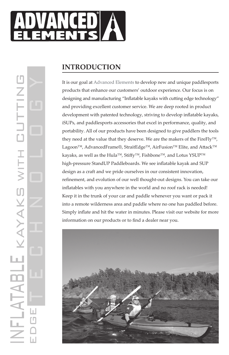 Inf la table | Advanced Elements AE1033 User Manual | Page 2 / 20