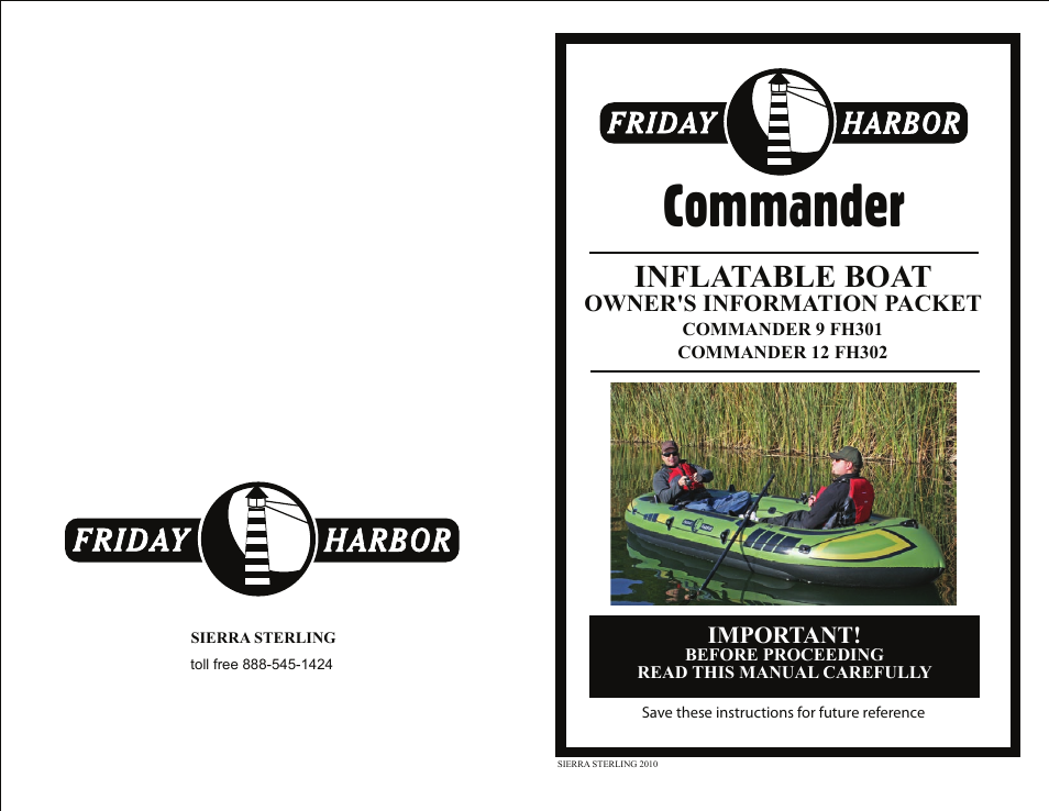 Fhcommander_8, Commander, Inflatable boat | Advanced Elements FH302 User Manual | Page 8 / 8