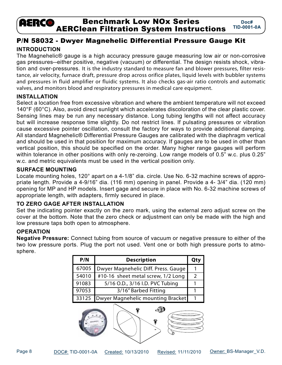 AERCO AERClean User Manual | Page 8 / 12
