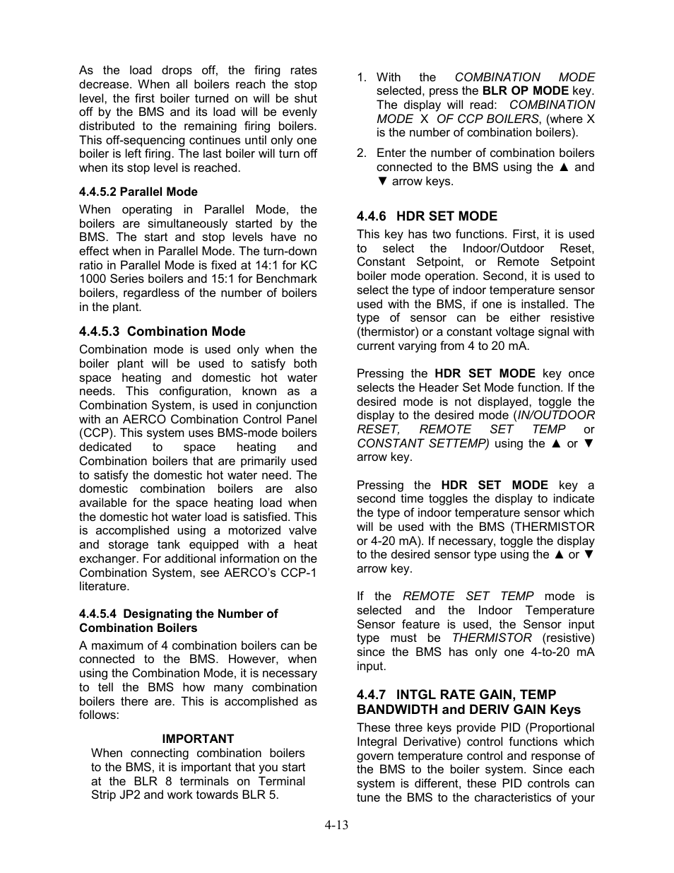AERCO BMS 168 User Manual | Page 39 / 86