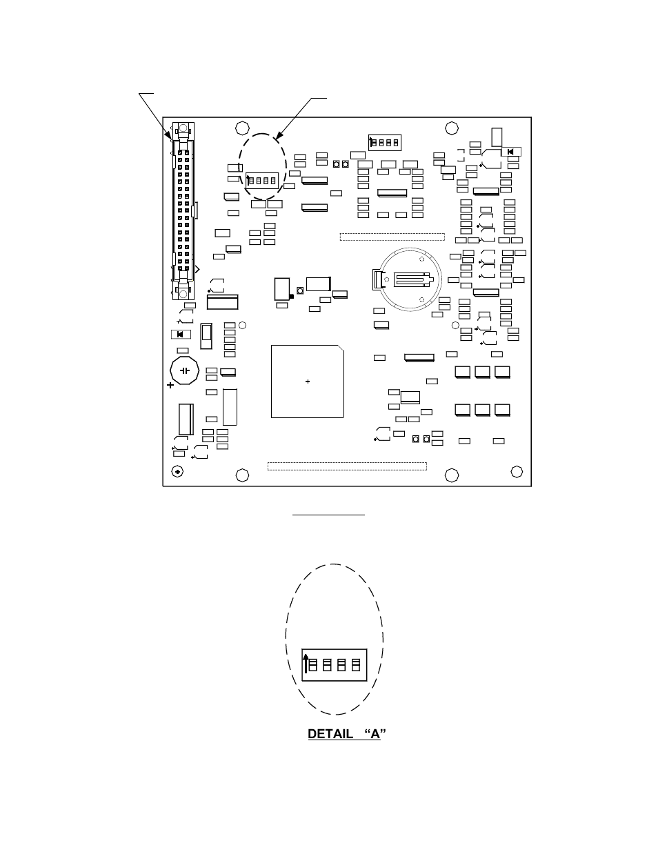 Gateway communications manual, Detail “a, Pmc board | Figure 2-5. c-more control panel pmc board, See detail “a, Ribbon cable connector (j1) | AERCO XPC GATEWAY Communications User Manual | Page 40 / 193