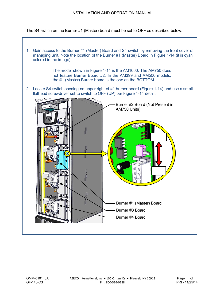 Am series cascade sequencer | AERCO AM Series Boiler Cascade Sequencer Controller User Manual | Page 13 / 26