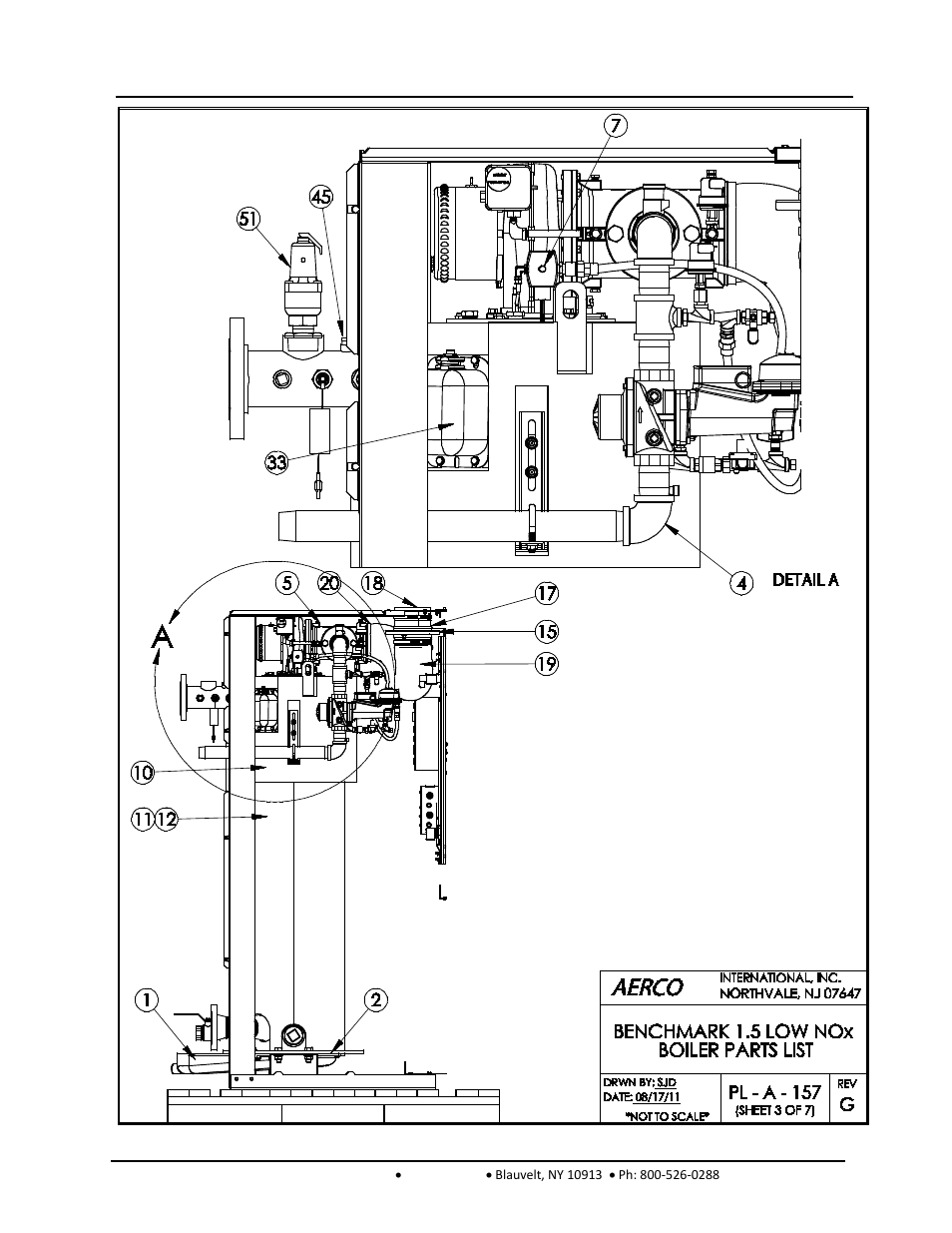 Benchmark 2.0ln low nox boiler, Gf-120 | AERCO BMK 1.5 LN October 2012 User Manual | Page 140 / 166