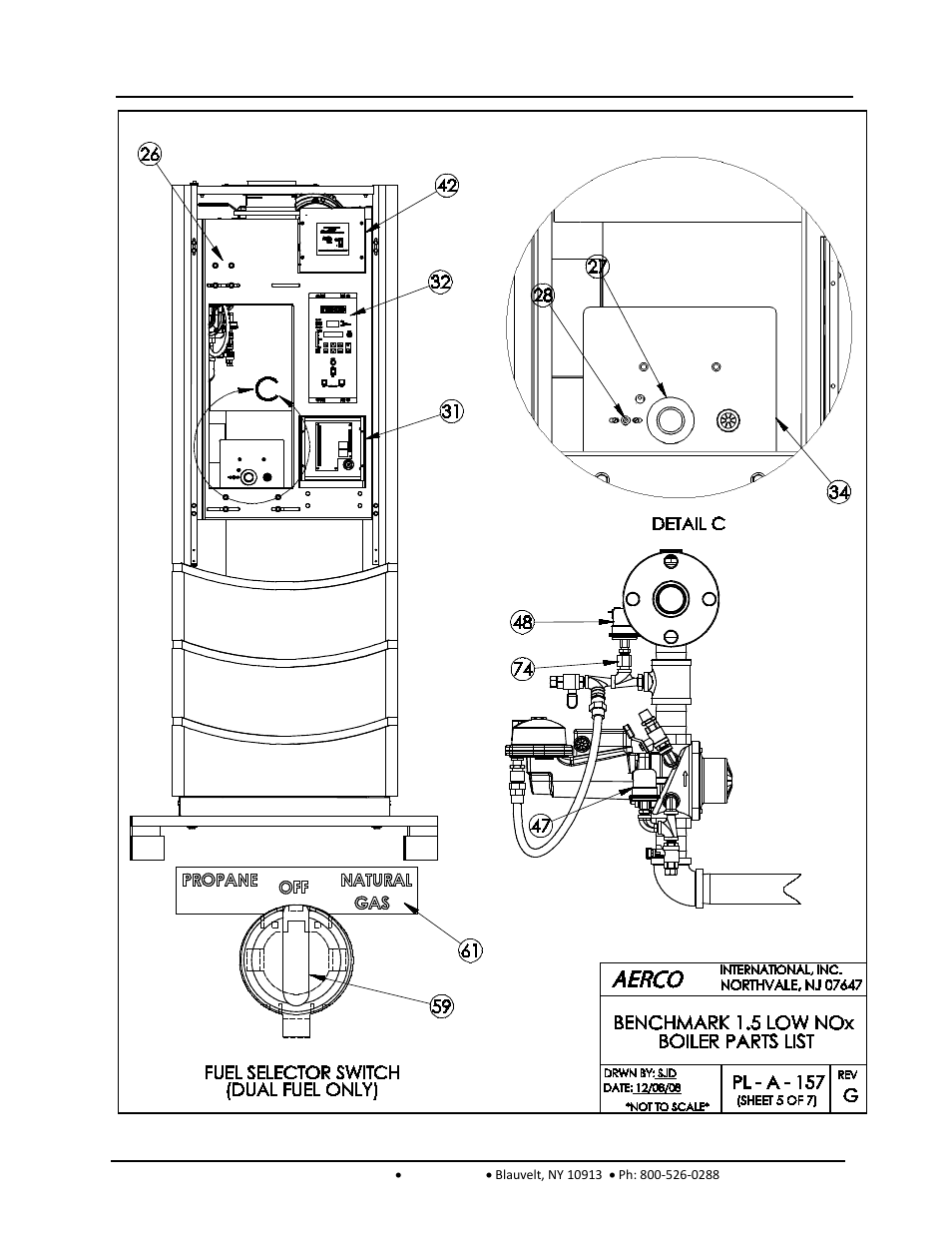 Benchmark 2.0ln low nox boiler, Gf-120 | AERCO BMK 1.5 LN October 2012 User Manual | Page 142 / 166
