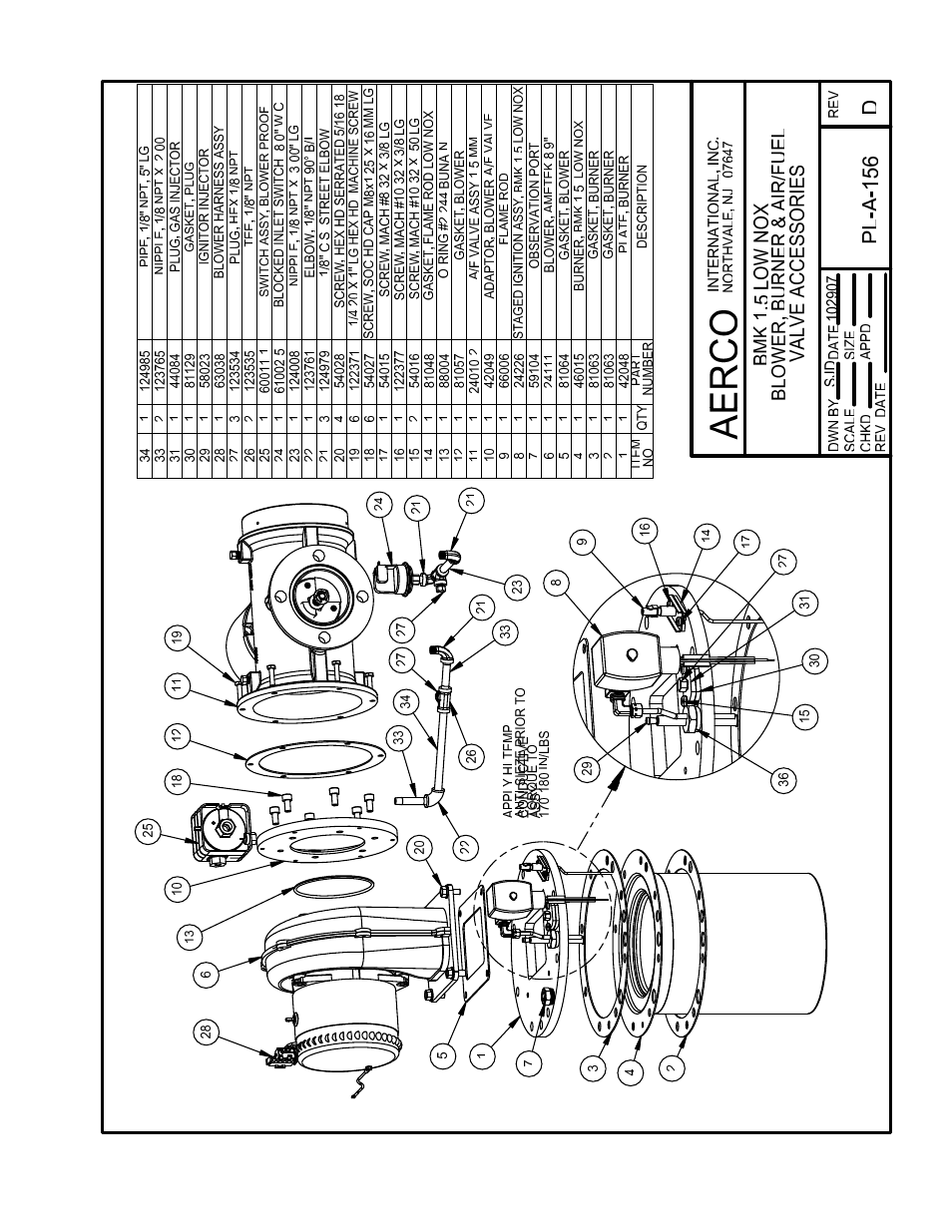 AERCO BMK 1.5 LN Dual Fuel June 2010 User Manual | Page 105 / 139
