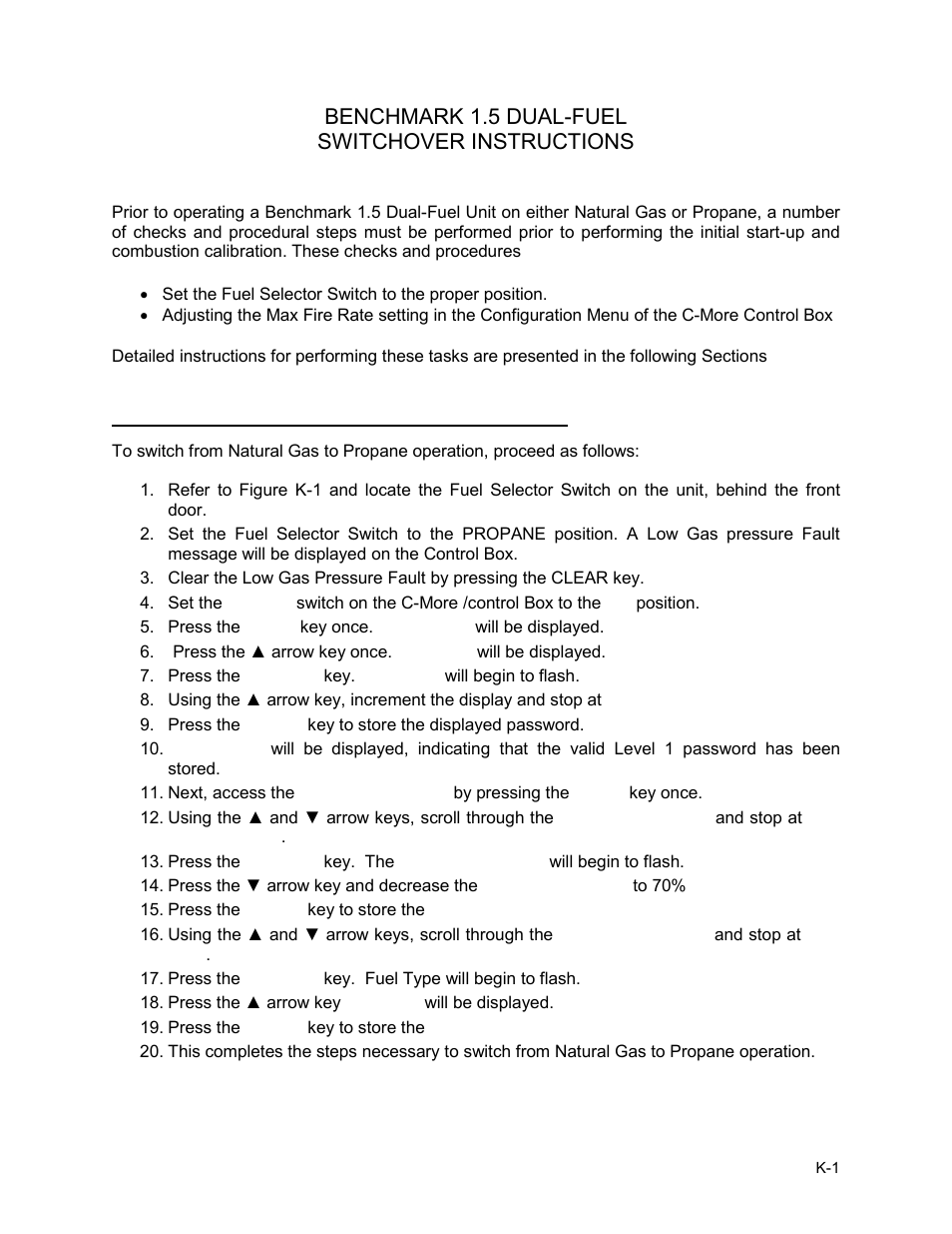 AERCO BMK 1.5 LN Dual Fuel June 2010 User Manual | Page 131 / 139