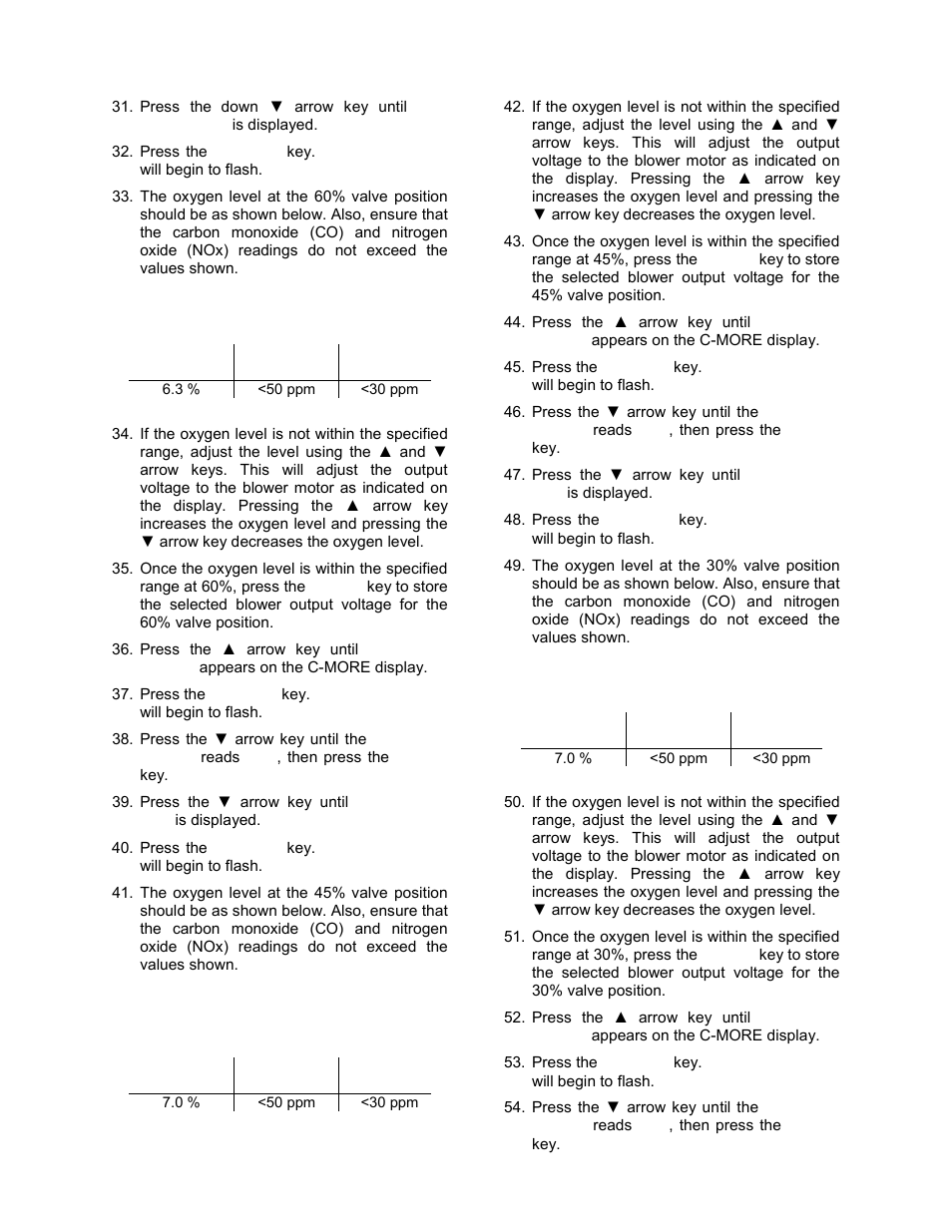 Initial start-up | AERCO BMK 1.5 LN Dual Fuel June 2010 User Manual | Page 37 / 139