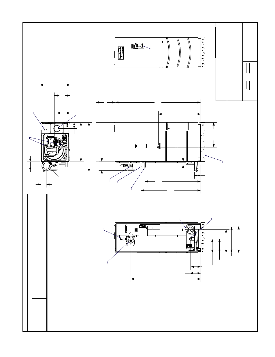 Appendix f - dimensional and part drawings, Ae rco, Appendix f | AERCO BMK 1.5 LN Dual Fuel June 2010 User Manual | Page 99 / 139