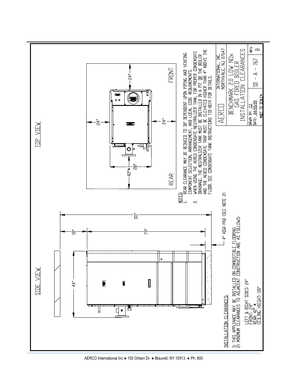 Gf-123, Benchmark 2.0ln low nox boiler | AERCO BMK 2.0 LN Natural Gas (SN G-11-1861 and above) User Manual | Page 137 / 170