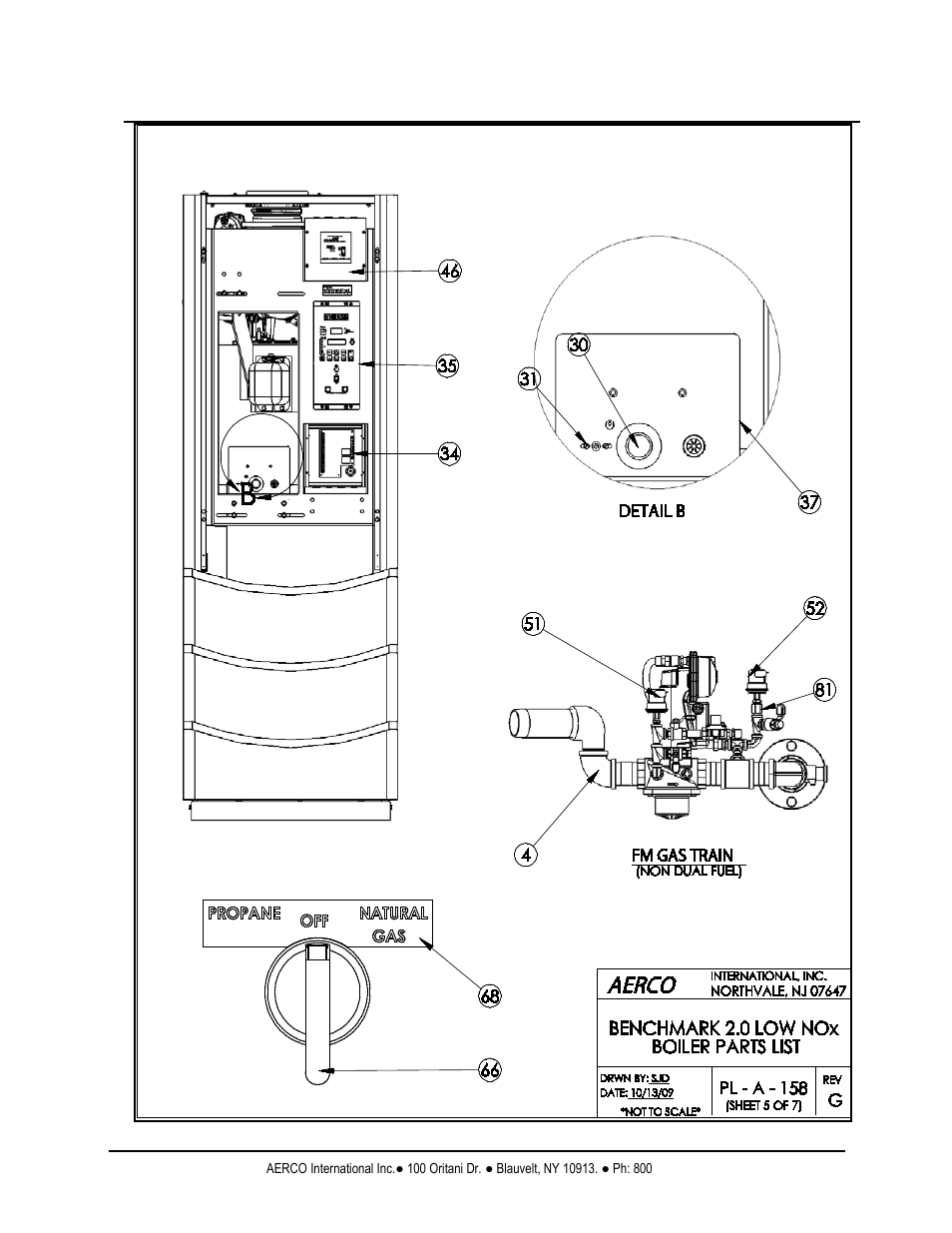 Benchmark 2.0ln low nox boiler, Gf-123 | AERCO BMK 2.0 LN Natural Gas (SN G-11-1861 and above) User Manual | Page 146 / 170