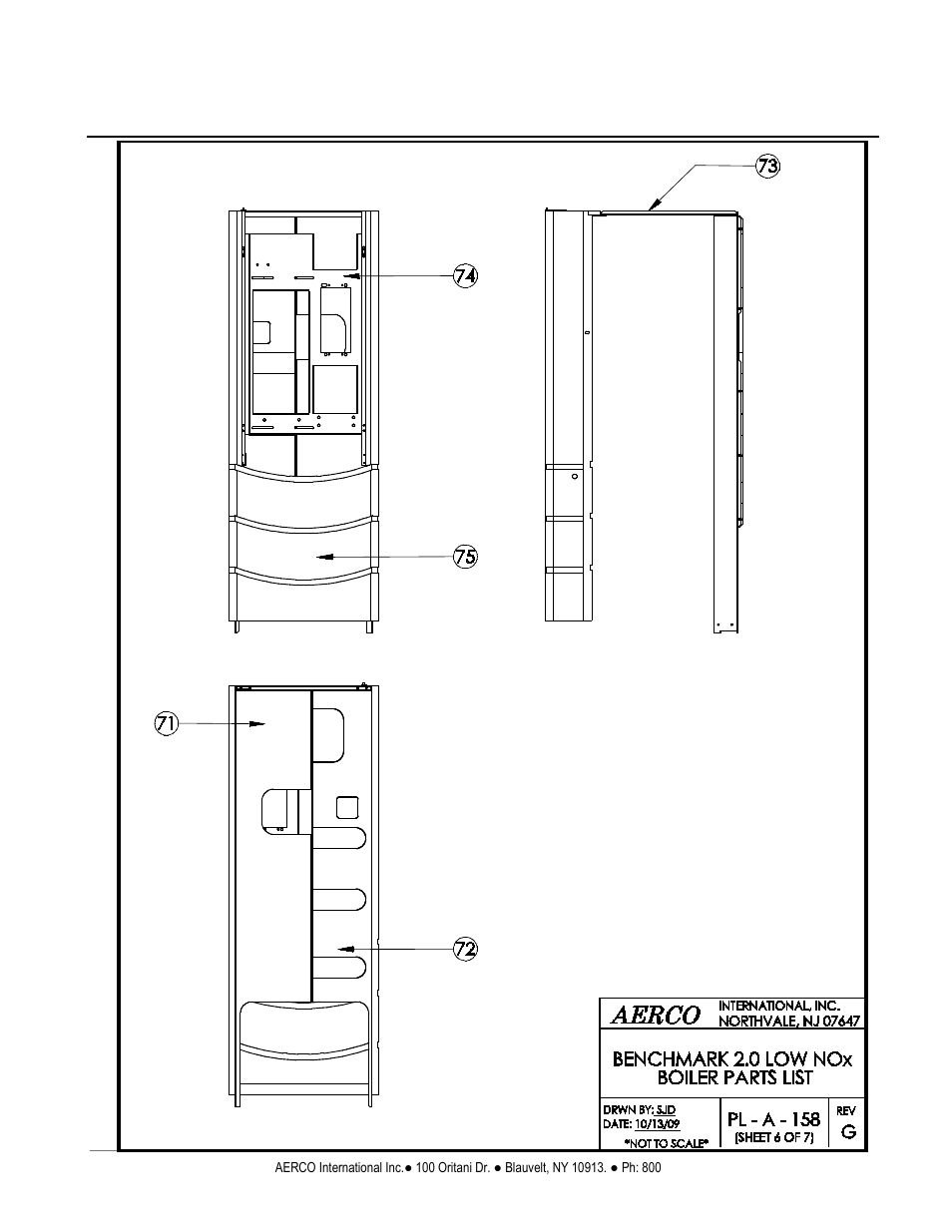 Gf-123, Benchmark 2.0ln low nox boiler | AERCO BMK 2.0 LN Natural Gas (SN G-11-1861 and above) User Manual | Page 147 / 170