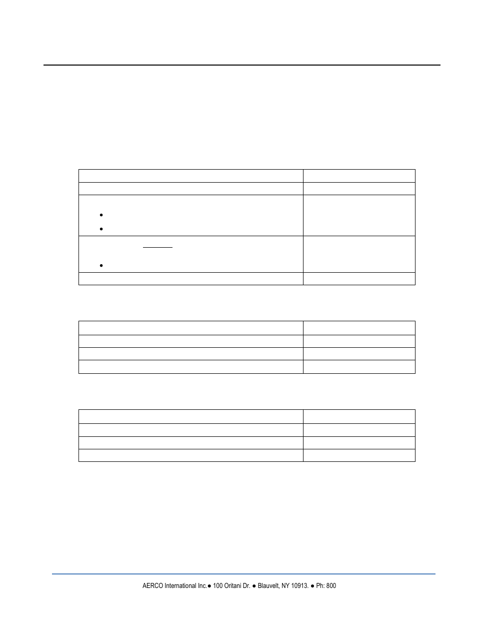Appendix k: recommended spare parts lists, Gf-123, Benchmark 2.0ln low nox boiler | AERCO BMK 2.0 LN Natural Gas (SN G-11-1861 and above) User Manual | Page 165 / 170