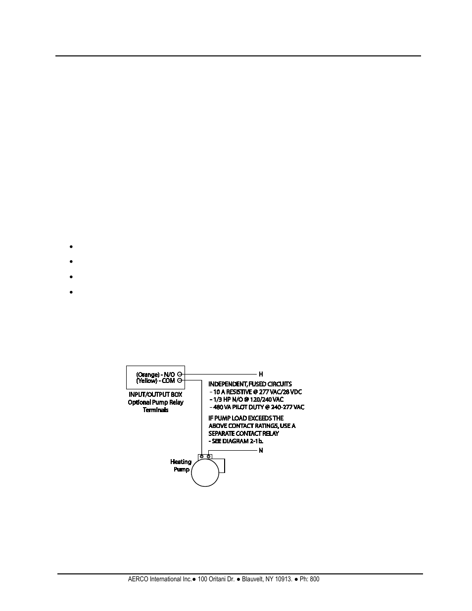 13 benchmark pump relay option, Gf-123, Benchmark 2.0ln low nox boiler | AERCO BMK 2.0 LN Natural Gas (SN G-11-1861 and above) User Manual | Page 31 / 170