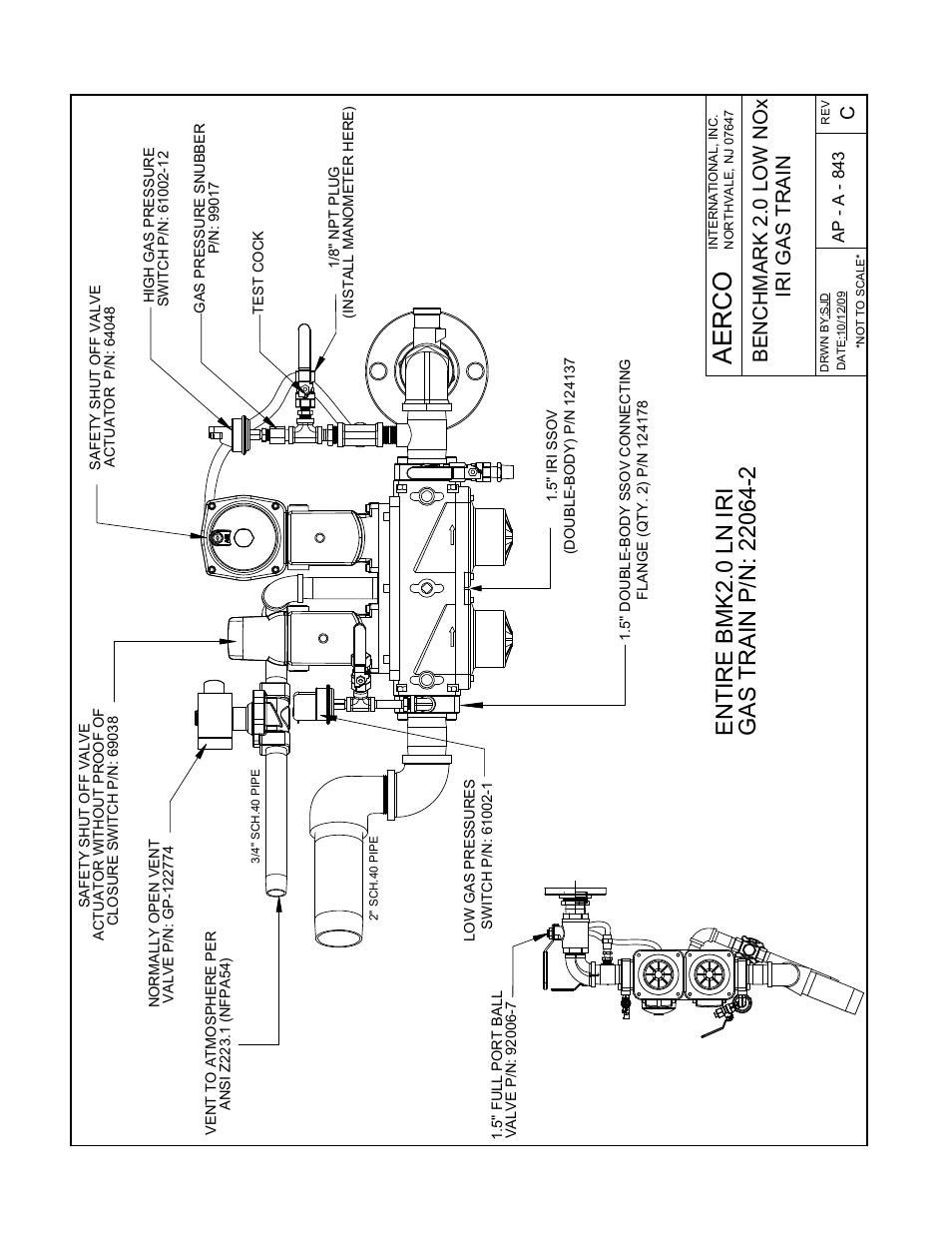Aerc o, Appendix f, Be n c hmark 2.0 lo w n ox iri g as t r ain | AERCO BMK 2.0 LN Nat. Gas June 2010 User Manual | Page 100 / 125