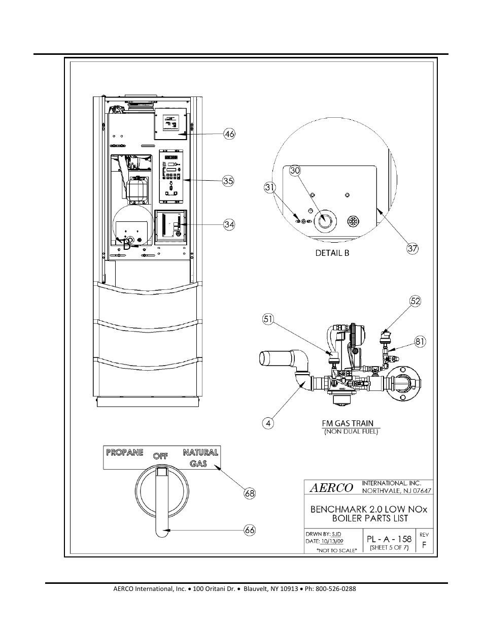Benchmark 2.0ln dual-fuel low nox boiler, Gf-127 | AERCO BMK 2.0 LN Dual Fuel Serial G-11-2402 and UP User Manual | Page 133 / 160