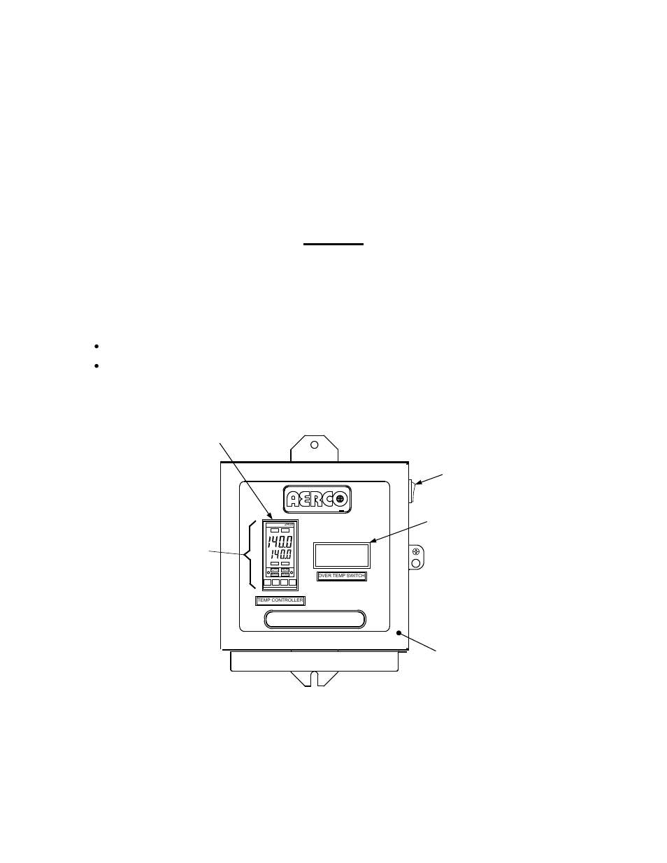 Chapter 4 adjustment, 1 introduction, 2 adjusting the electronic cxt-e actuator | Ac-105 instructions - ecs & cxt-e, Caution, Figure 4-1. control box – front view important | AERCO SWDW68 U-Tube Double-Wall Heaters w/ECS User Manual | Page 29 / 109