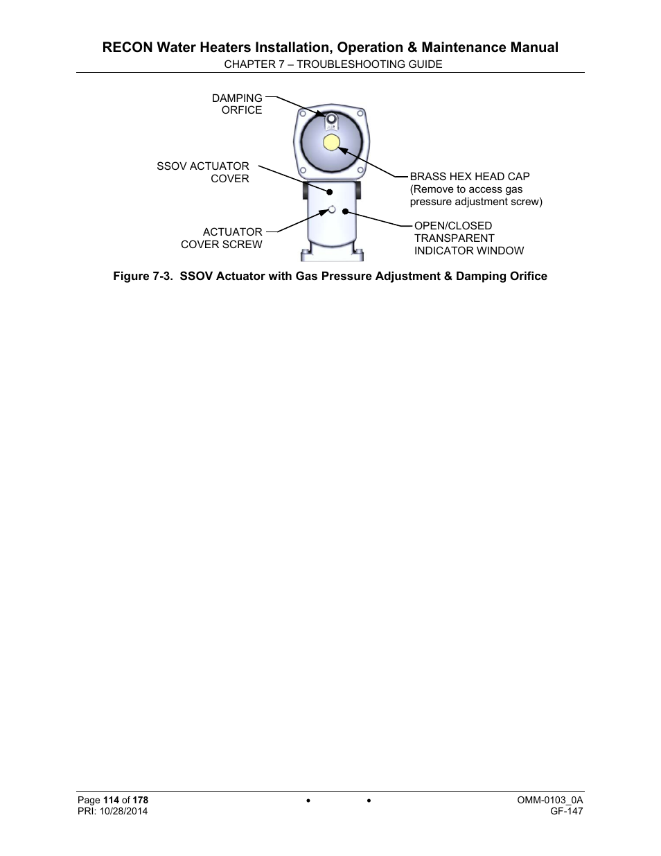 AERCO RECON 1000 User Manual | Page 114 / 178