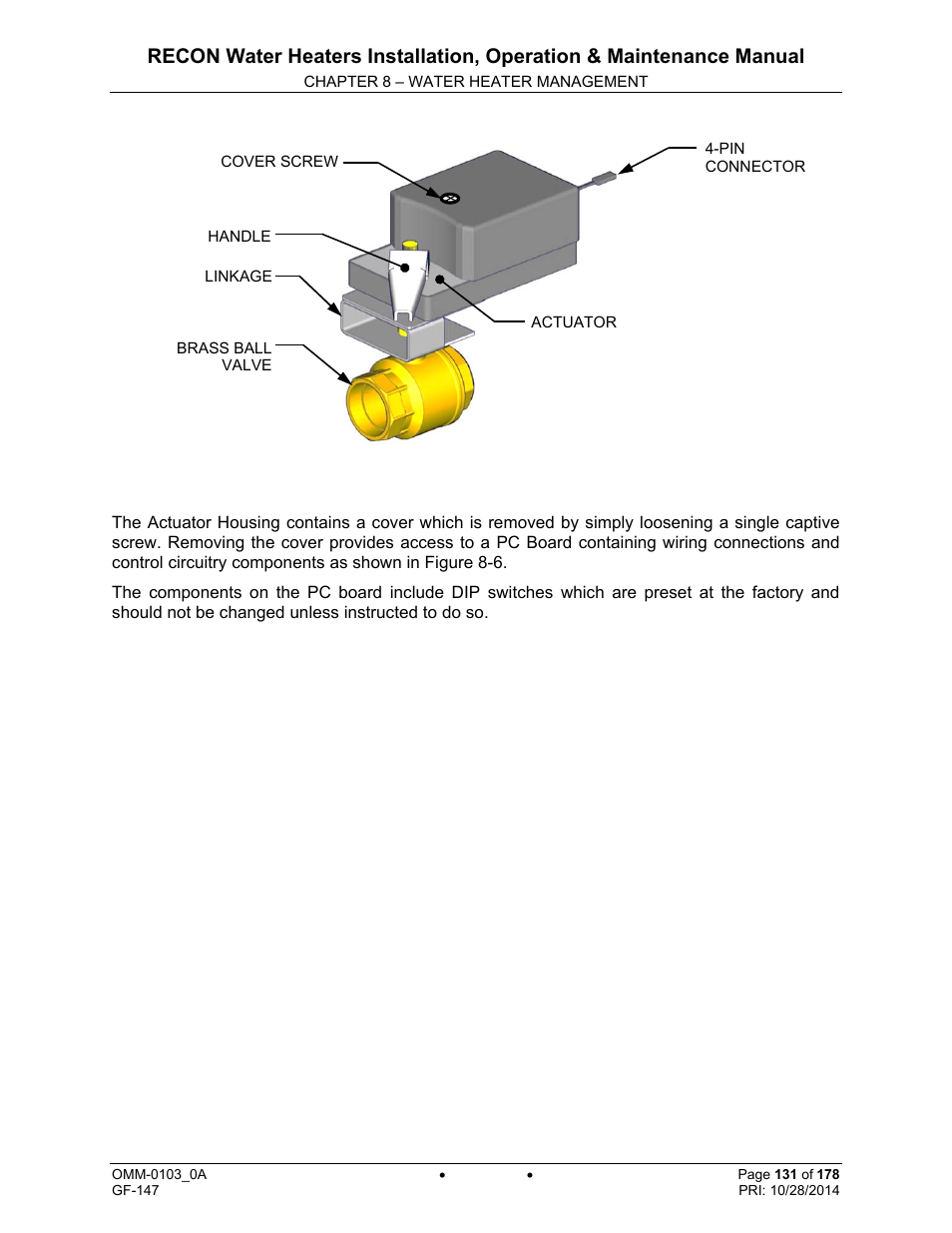 AERCO RECON 1000 User Manual | Page 131 / 178