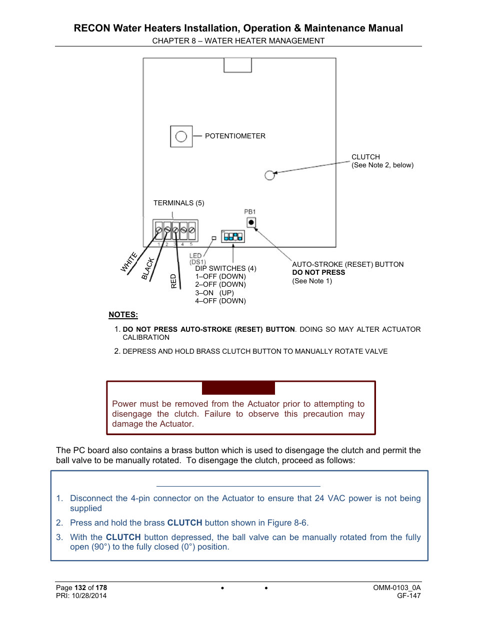 AERCO RECON 1000 User Manual | Page 132 / 178
