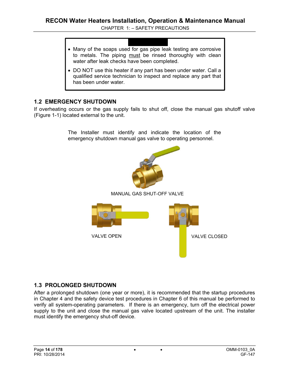AERCO RECON 1000 User Manual | Page 14 / 178