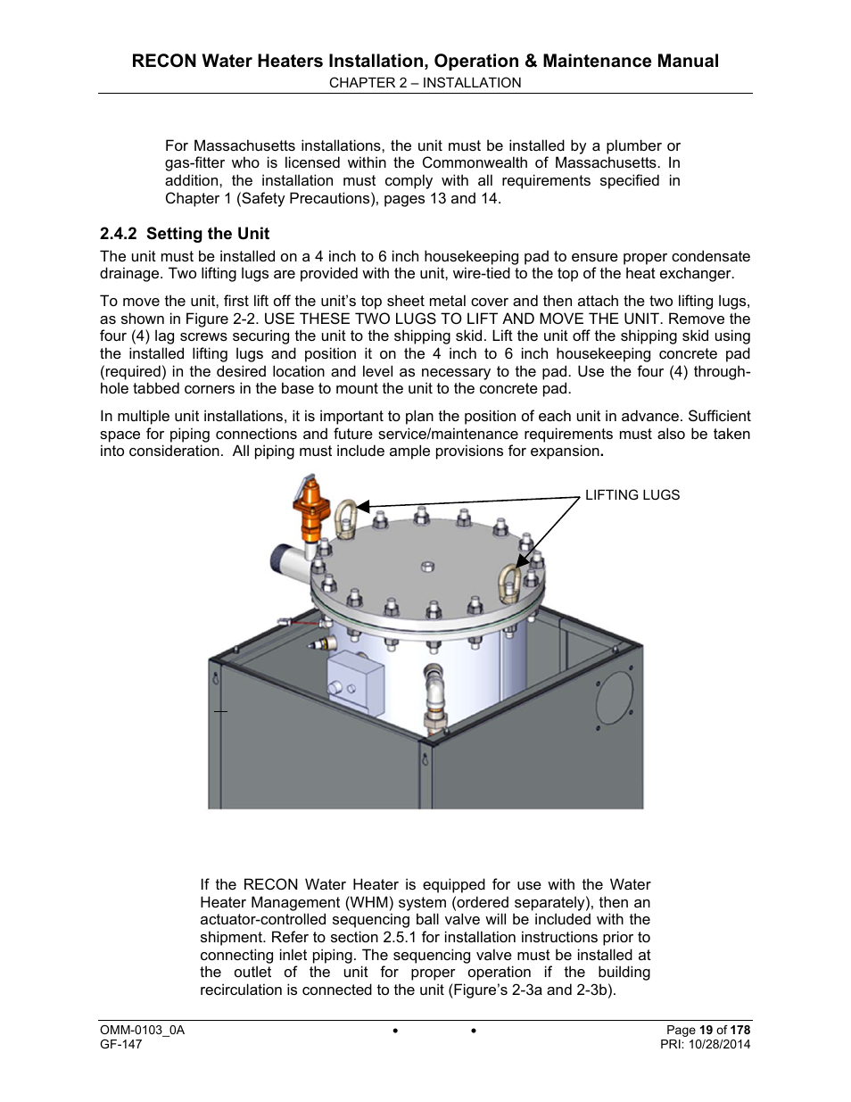 AERCO RECON 1000 User Manual | Page 19 / 178