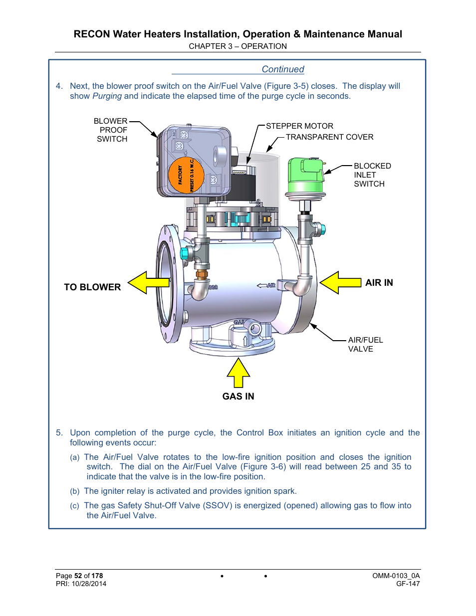 AERCO RECON 1000 User Manual | Page 52 / 178