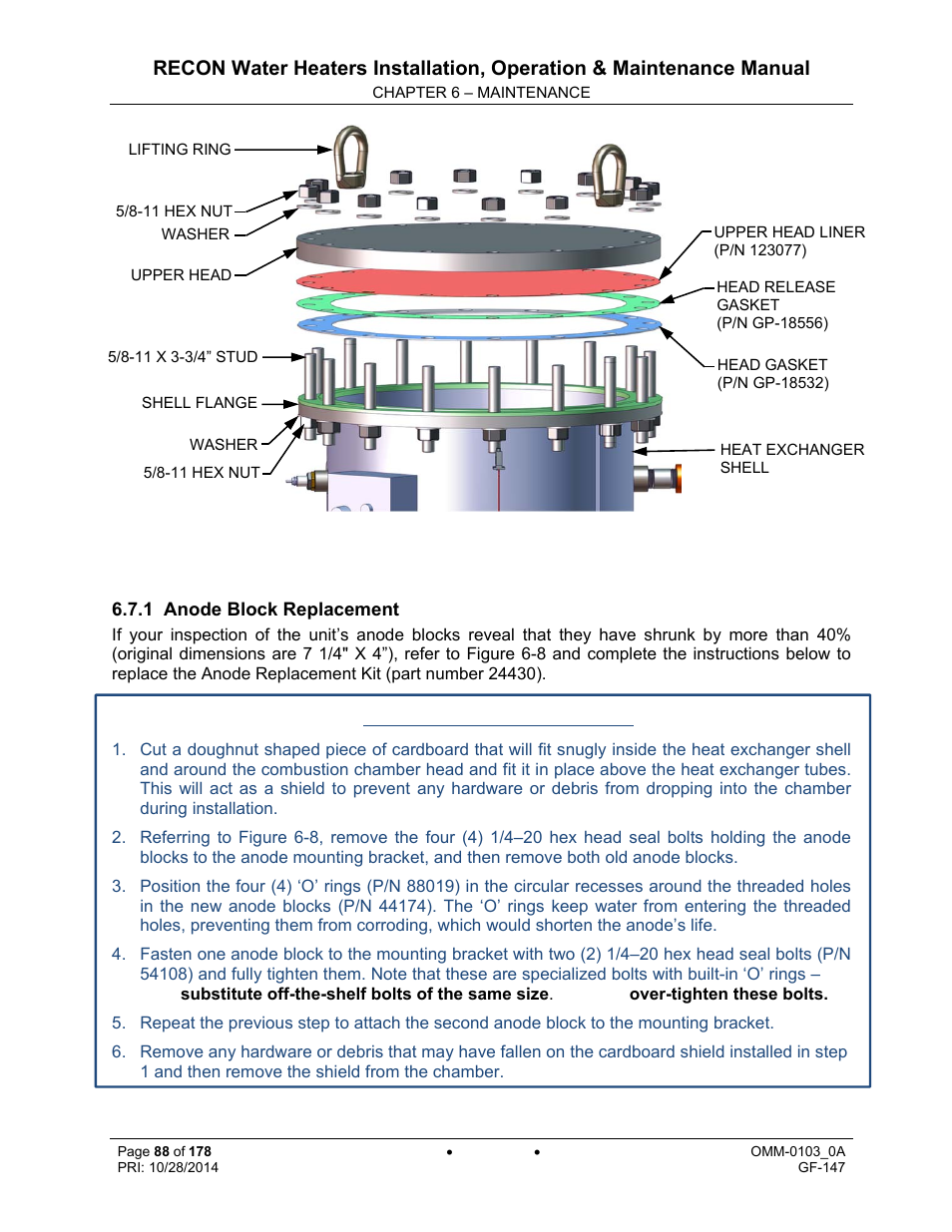 AERCO RECON 1000 User Manual | Page 88 / 178