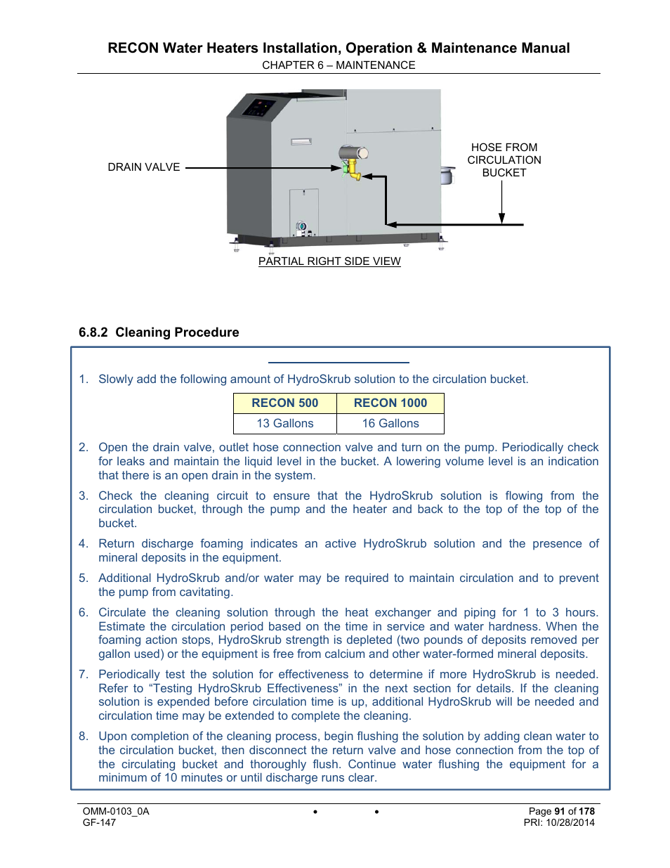 AERCO RECON 1000 User Manual | Page 91 / 178