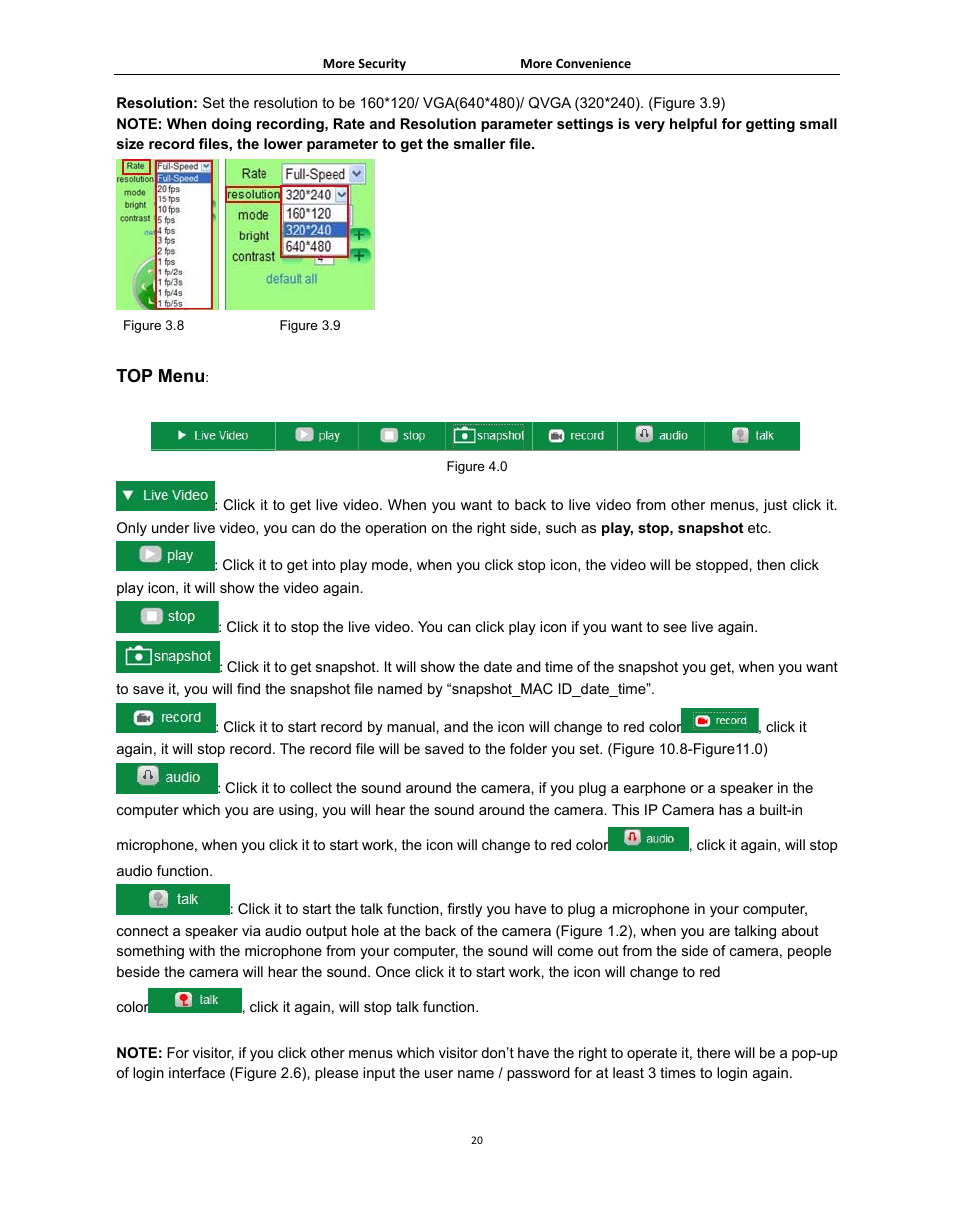 Top menu | Agasio A502W User Manual | Page 20 / 56