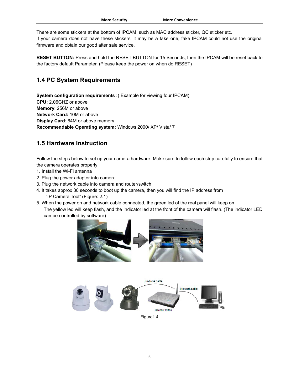 4 pc system requirements, 5 hardware instruction, Ystem | Equirements, Ardware, Nstruction, Ware instruction, 4 pc system r, 5 hard | Agasio A502W User Manual | Page 6 / 56