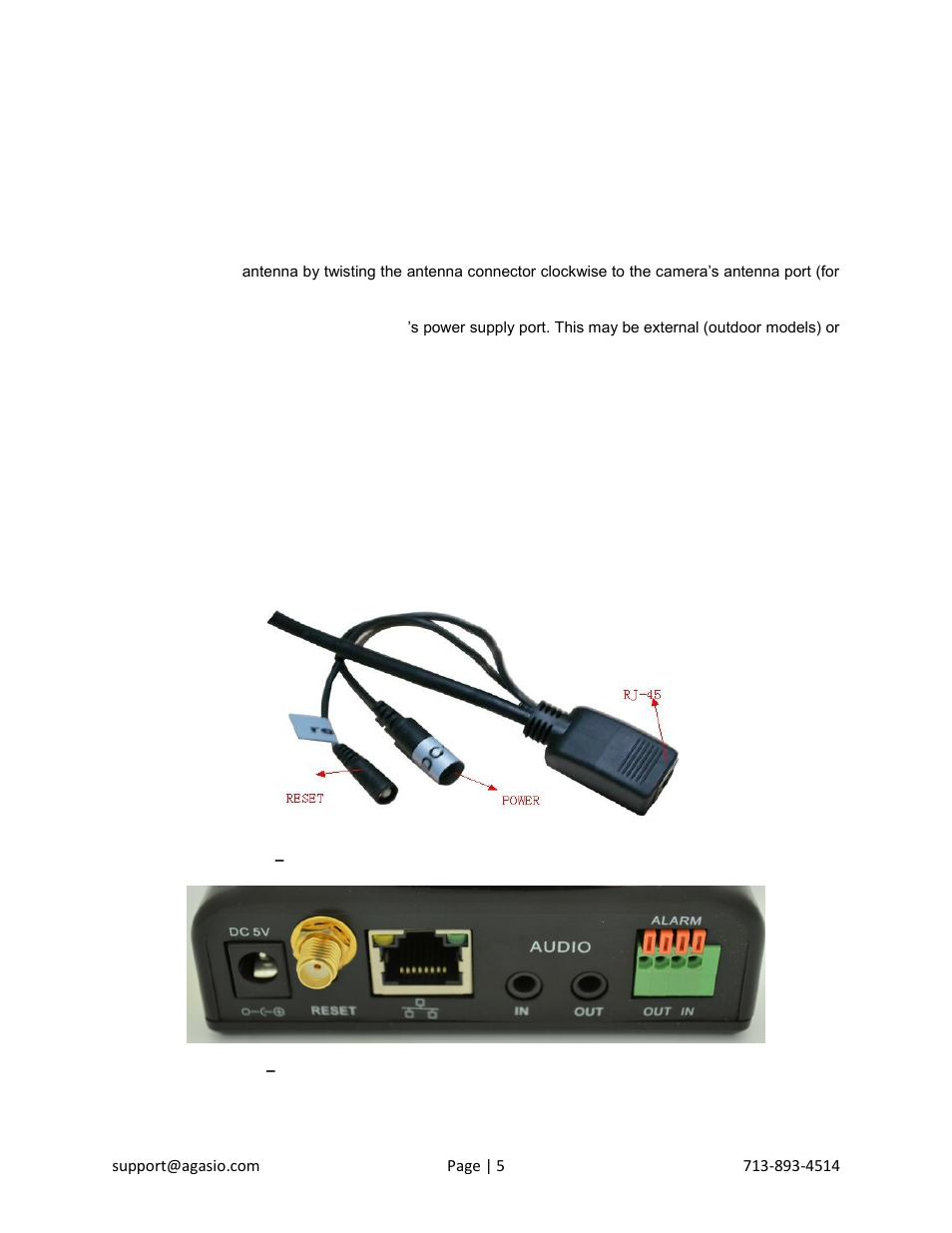 Hardware installation | Agasio A603W User Manual | Page 6 / 54