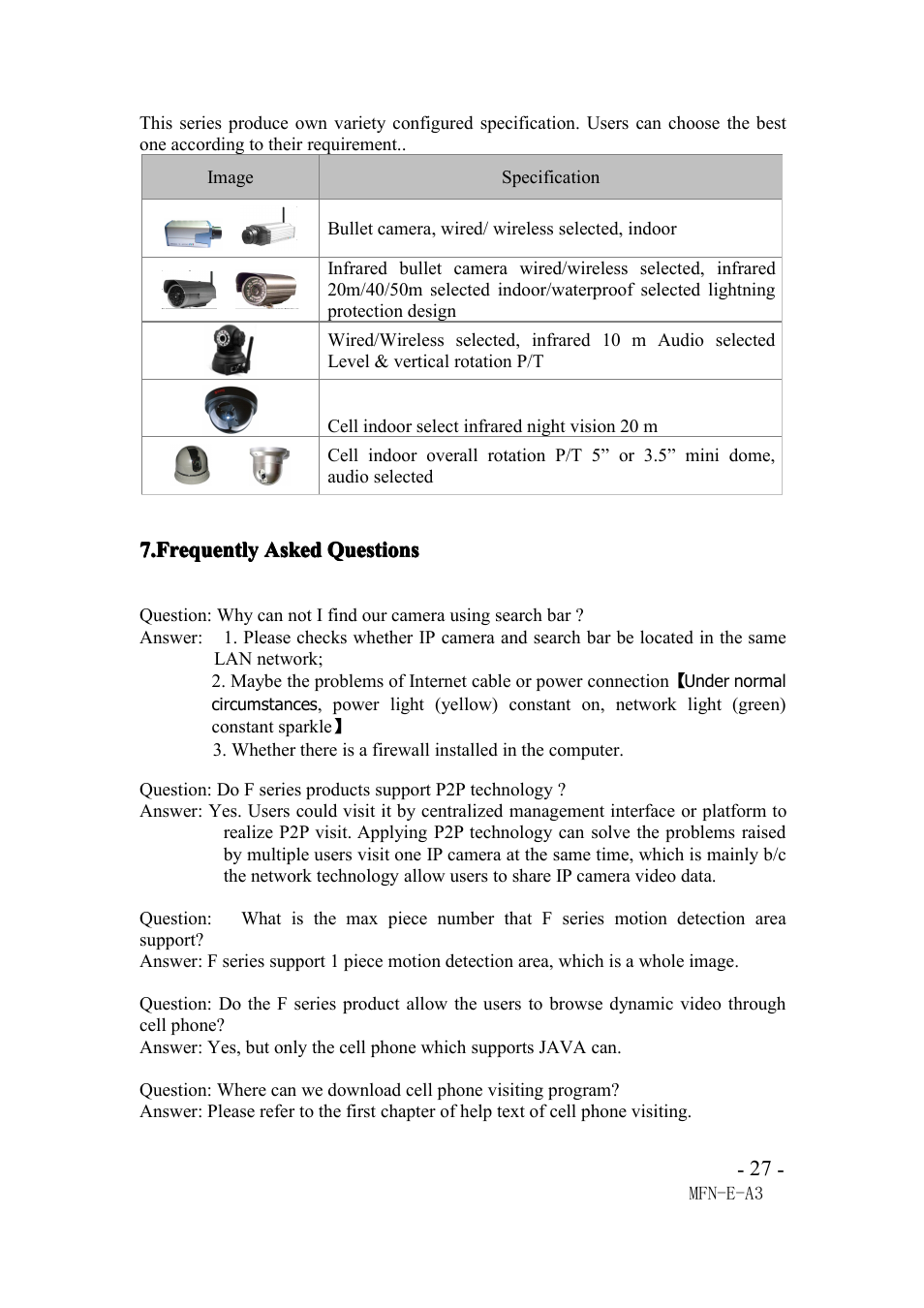 Frequentlyaskedquestions, Frequently asked questions | Agasio M105I User Manual | Page 27 / 30