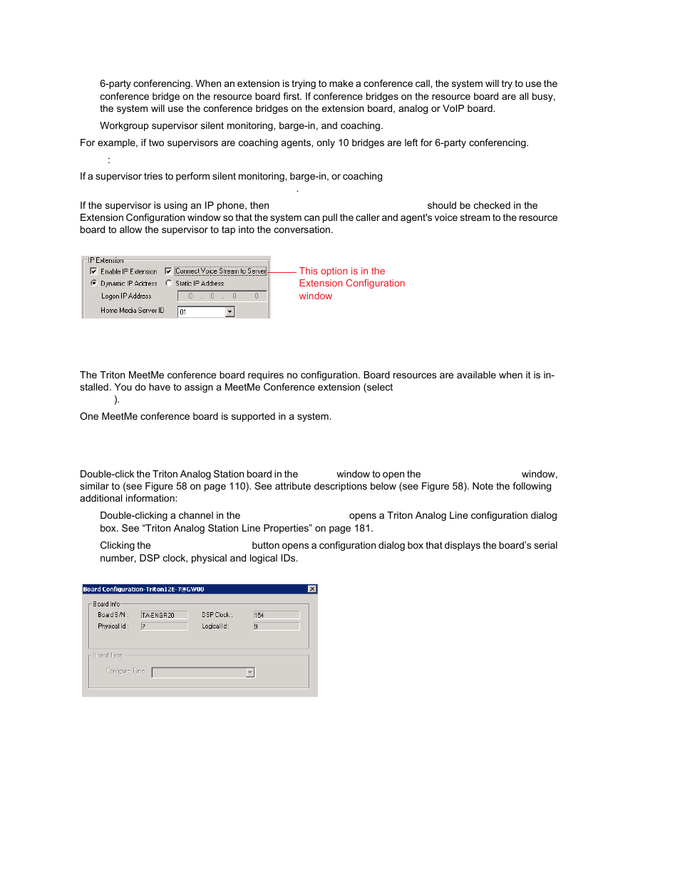 Using the triton meetme conference board, Configuring the triton analog station board | AltiGen MAXCS 7.0 Update 1 ACM Administration User Manual | Page 127 / 446