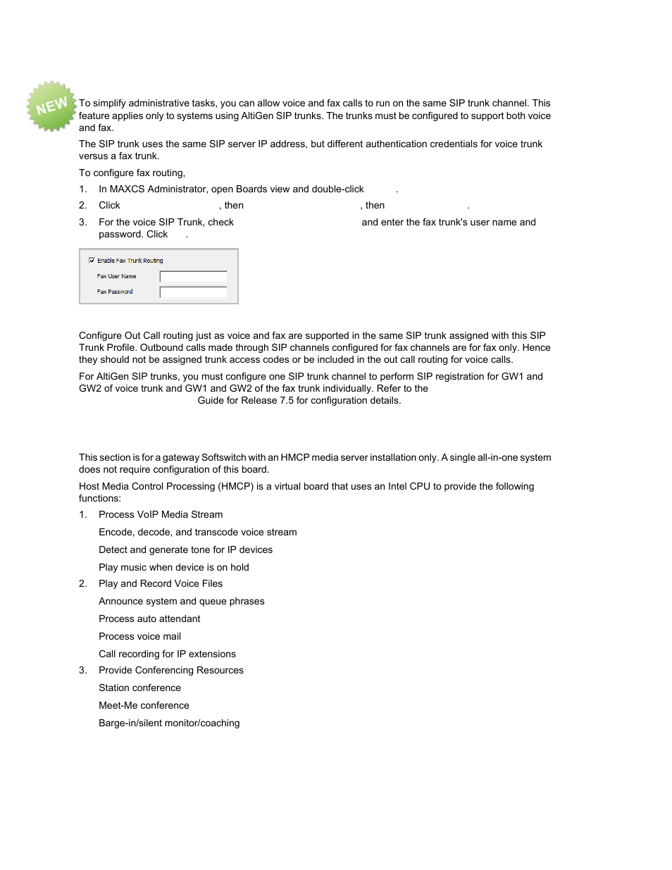 Fax routing, Configuring virtual board hmcp | AltiGen MAXCS 7.0 Update 1 ACM Administration User Manual | Page 144 / 446