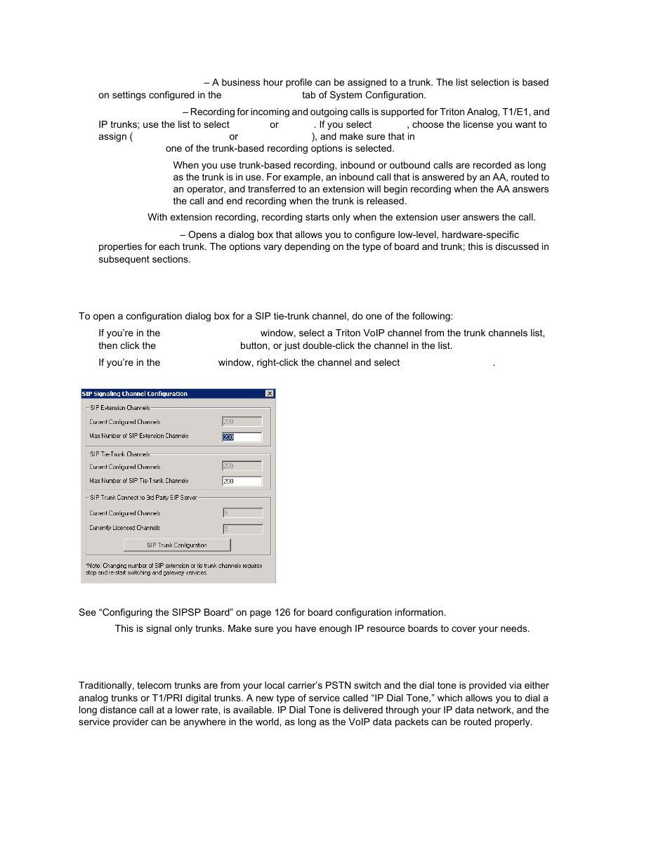 Sip tie trunk properties, Sip trunk properties, Sip tie trunk properties sip trunk properties | AltiGen MAXCS 7.0 Update 1 ACM Administration User Manual | Page 158 / 446