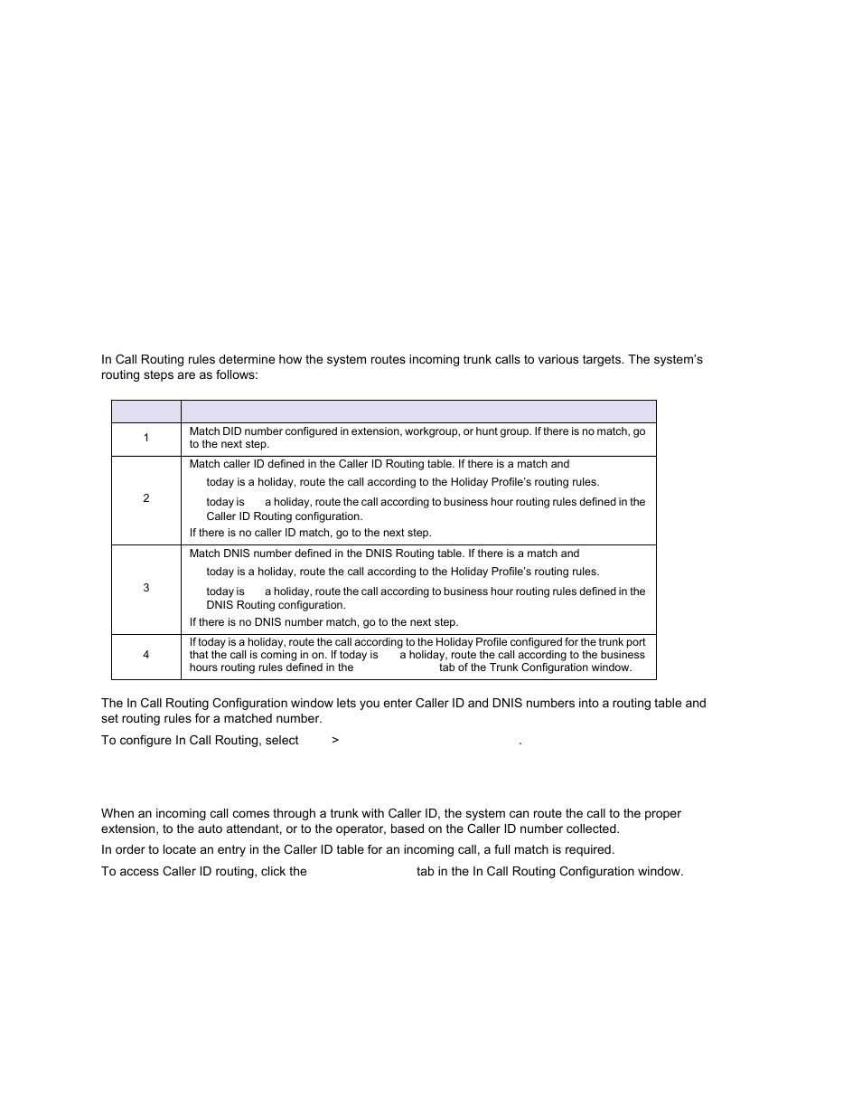 In call routing configuration, Caller id routing, Hapter | AltiGen MAXCS 7.0 Update 1 ACM Administration User Manual | Page 175 / 446