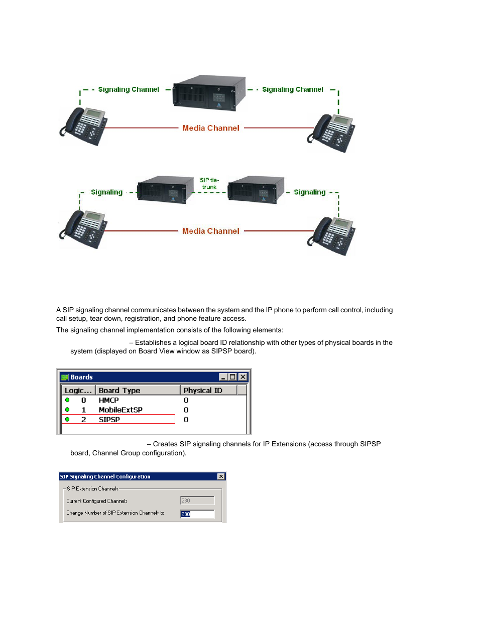 Signaling channels | AltiGen MAXCS 7.0 Update 1 ACM Administration User Manual | Page 220 / 446