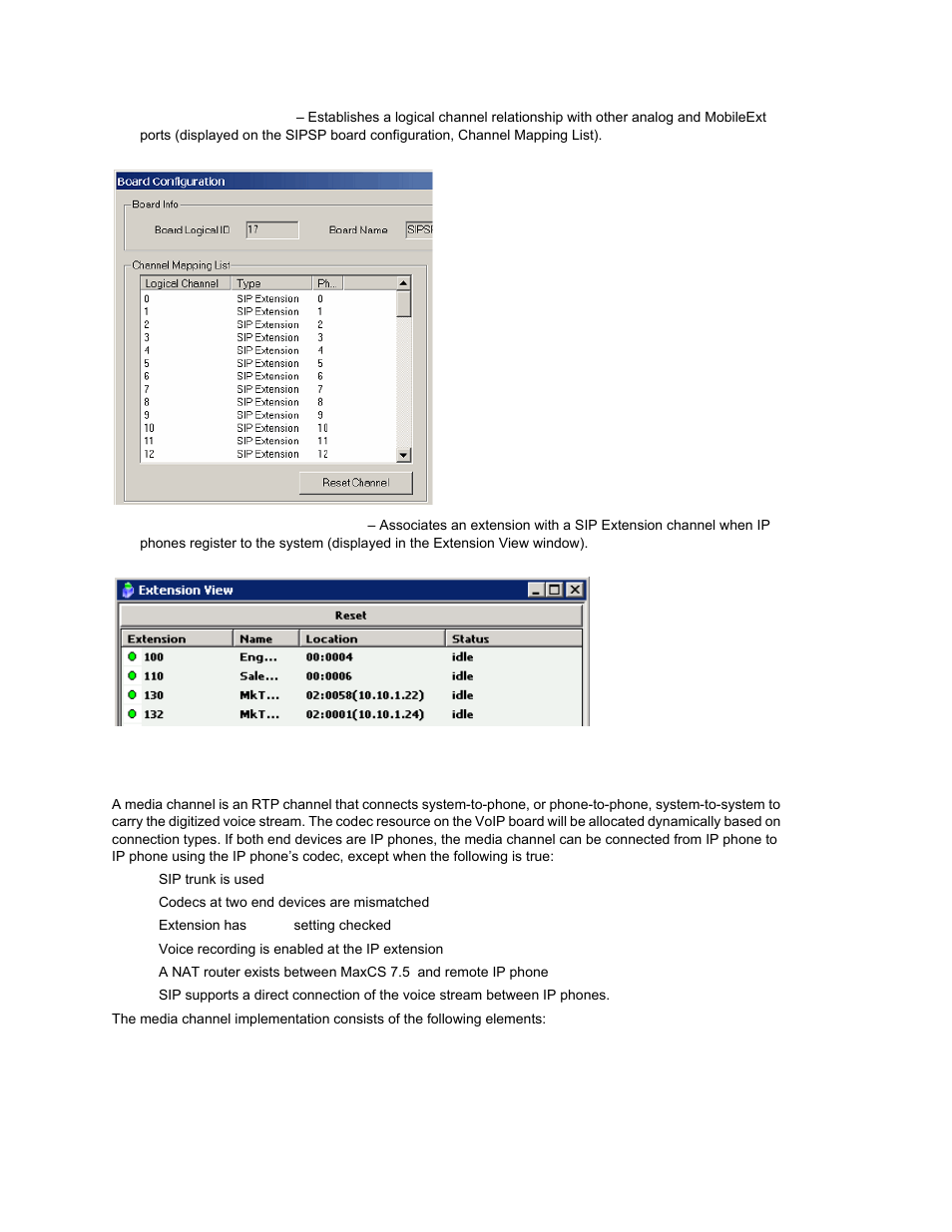 Media channels | AltiGen MAXCS 7.0 Update 1 ACM Administration User Manual | Page 221 / 446