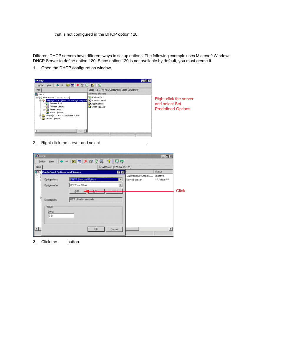 Setting up dhcp option 120 | AltiGen MAXCS 7.0 Update 1 ACM Administration User Manual | Page 233 / 446