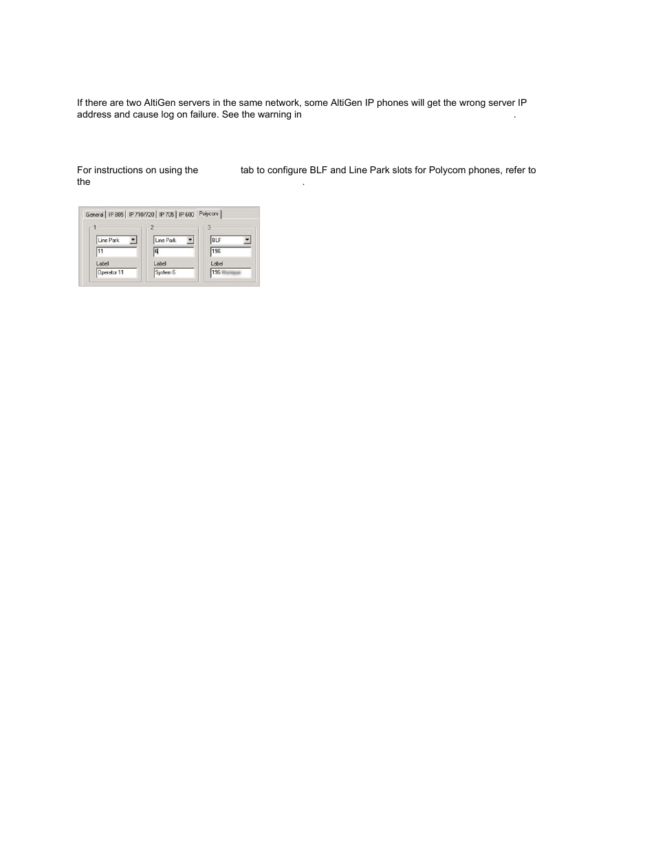 Polycom configuration | AltiGen MAXCS 7.0 Update 1 ACM Administration User Manual | Page 236 / 446