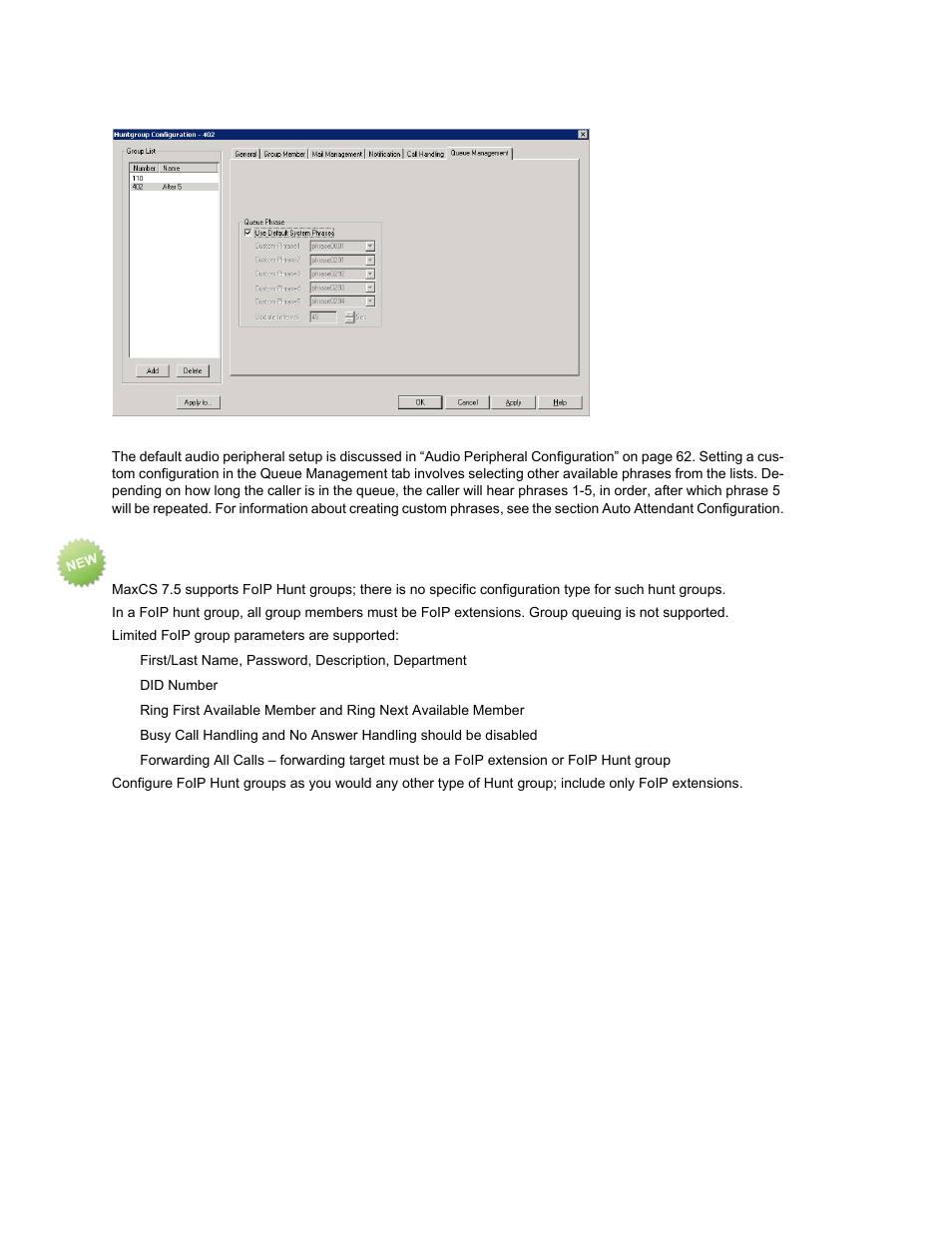 About fax-over-ip hunt groups | AltiGen MAXCS 7.0 Update 1 ACM Administration User Manual | Page 257 / 446