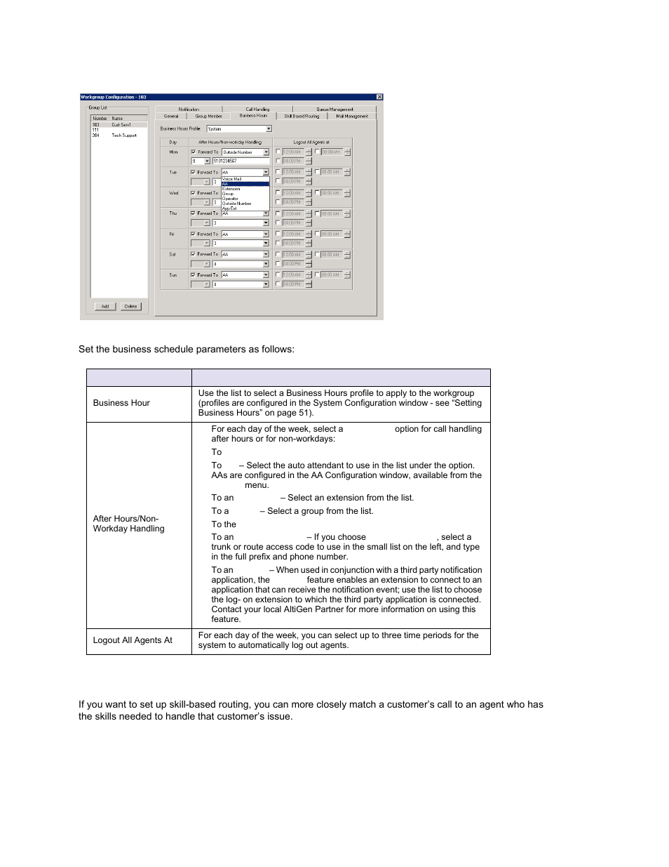 Skill based routing | AltiGen MAXCS 7.0 Update 1 ACM Administration User Manual | Page 276 / 446