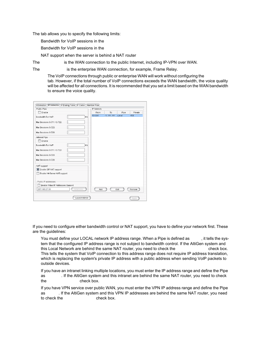 Defining your network | AltiGen MAXCS 7.0 Update 1 ACM Administration User Manual | Page 335 / 446